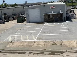 norman parking lot striping